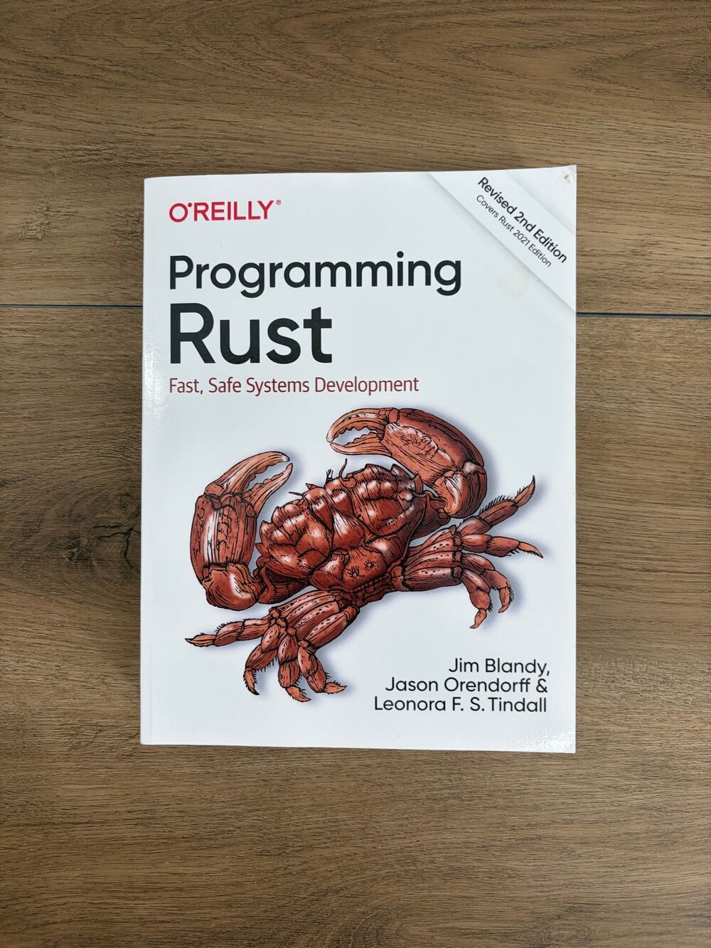 Programming Rust 2nd Edition O'Reilly Jim Blandy Jason Orendorff